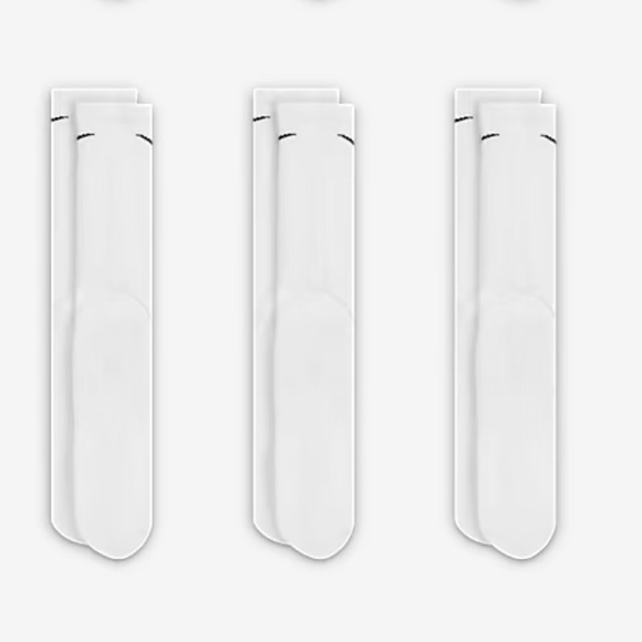 NIKE 
Training Crew Socks (3 Pairs)
Nike Everyday Cushioned - Picture 3 of 12